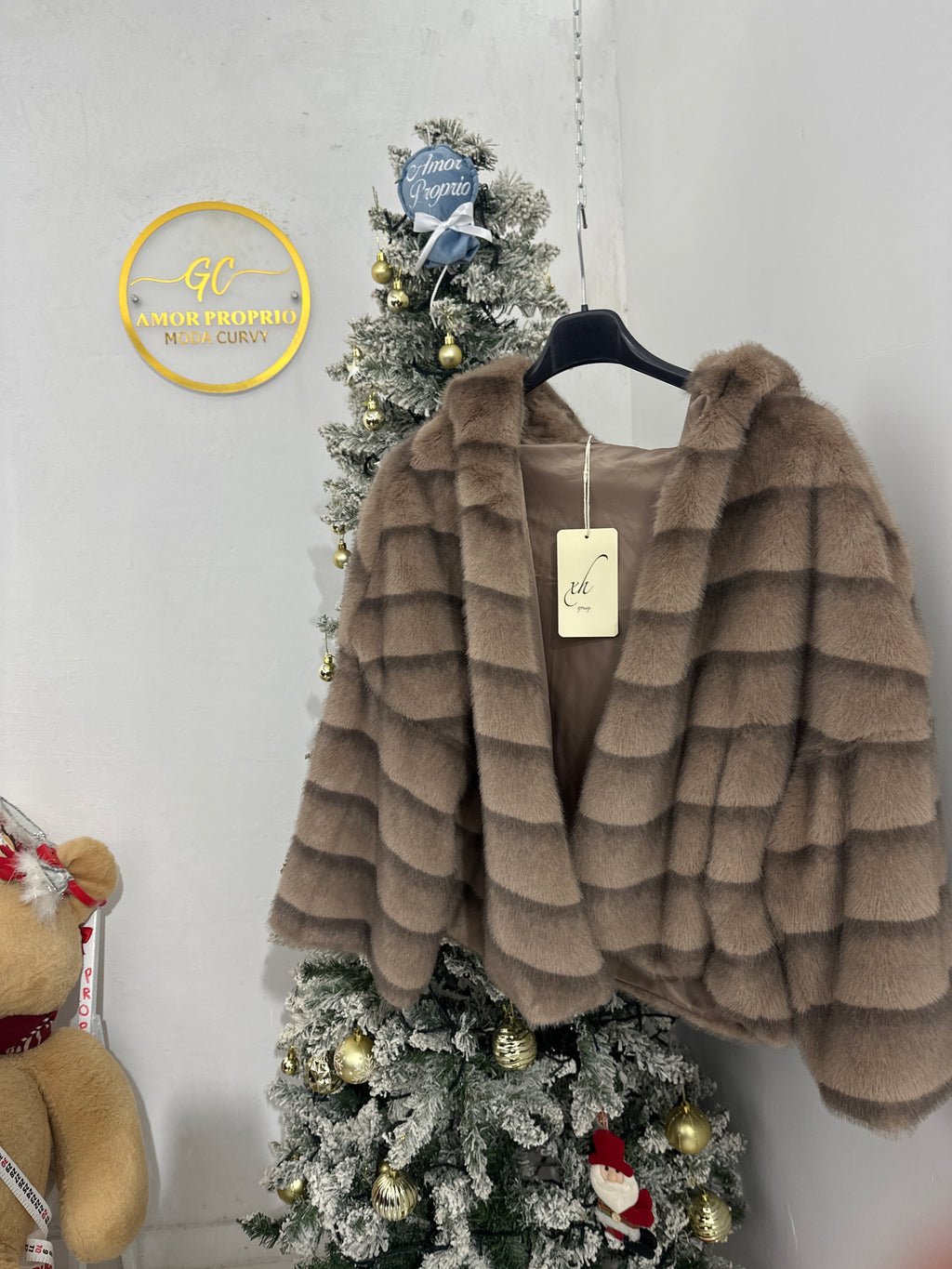 Eco pelliccia bomber