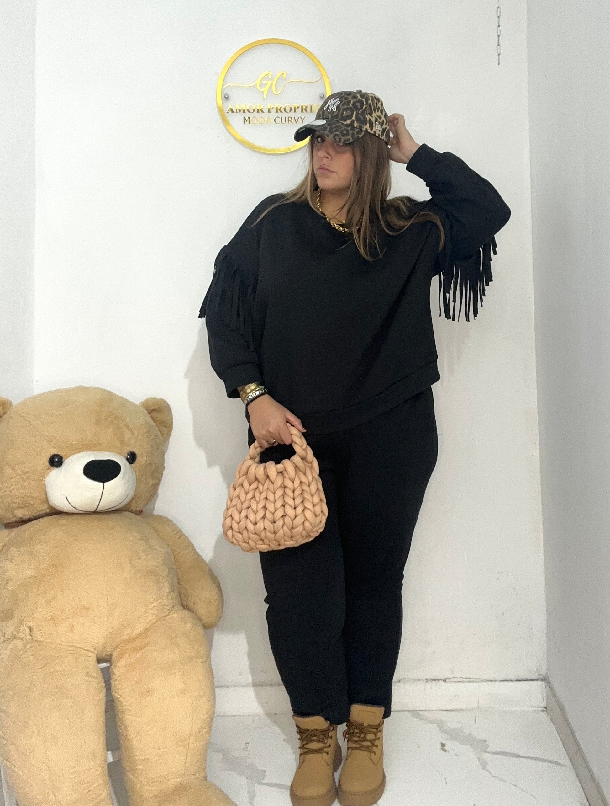 Coordinato tuta frange