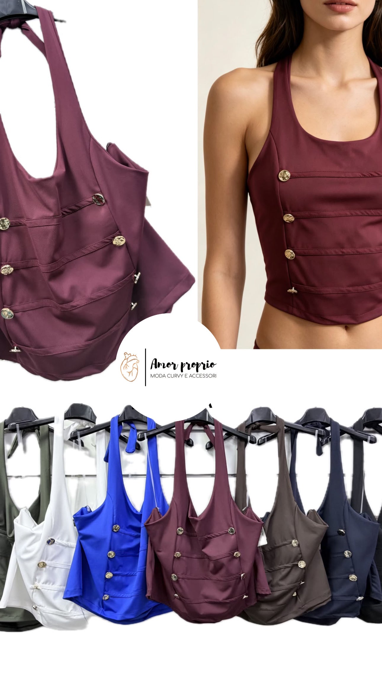 Corsetto bottoncini