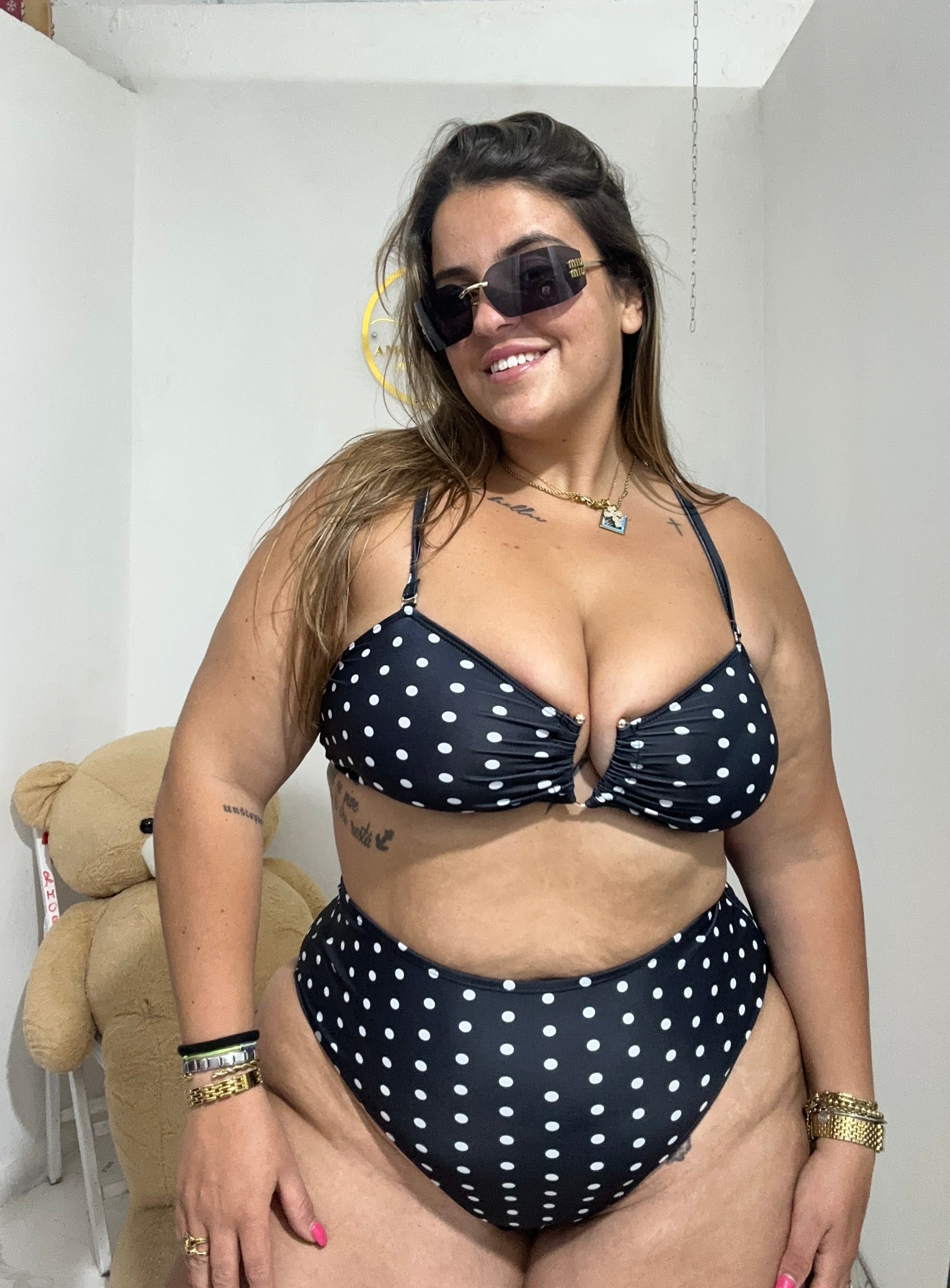 Costume bikini pois