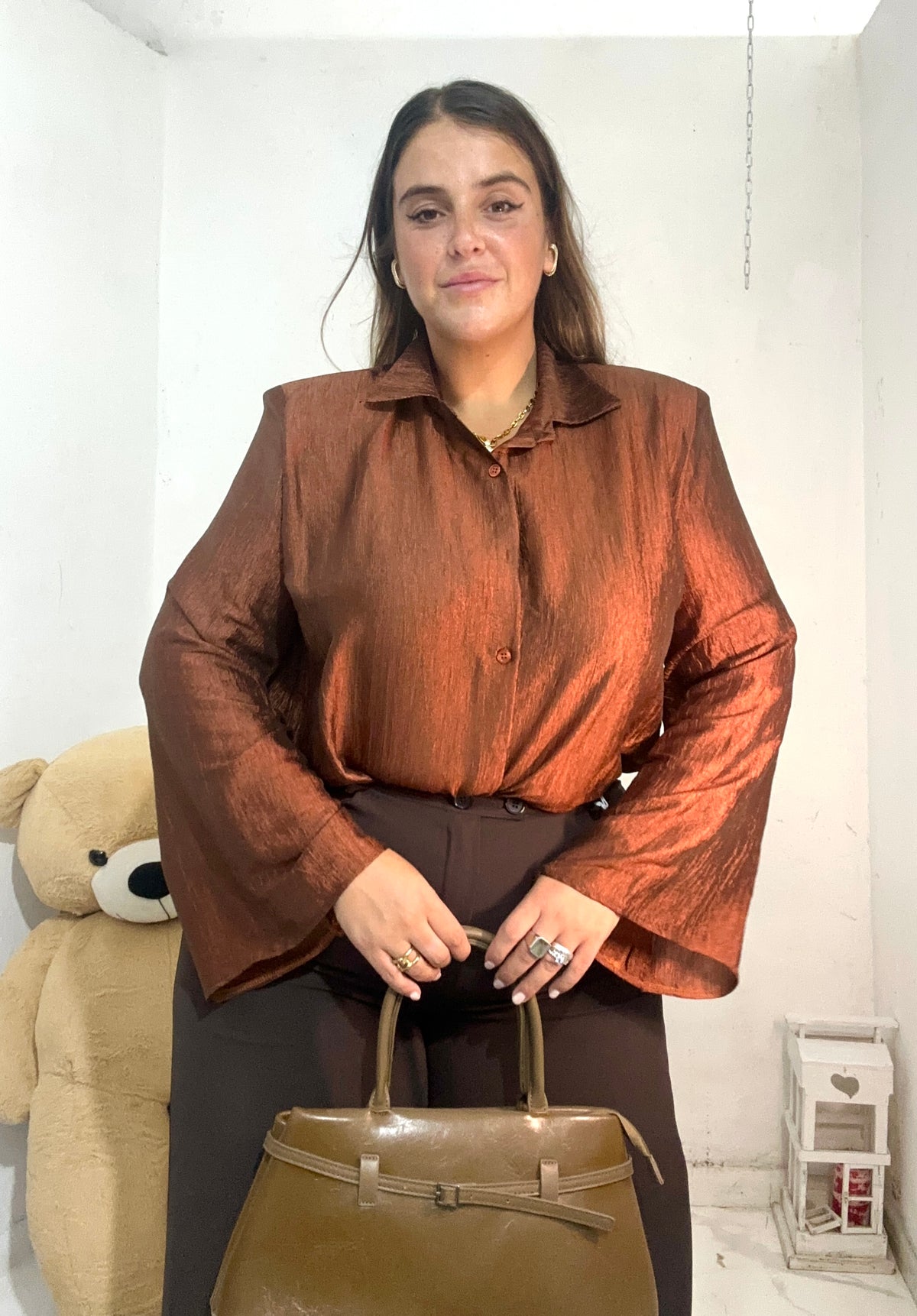 Camicia spalline lami
