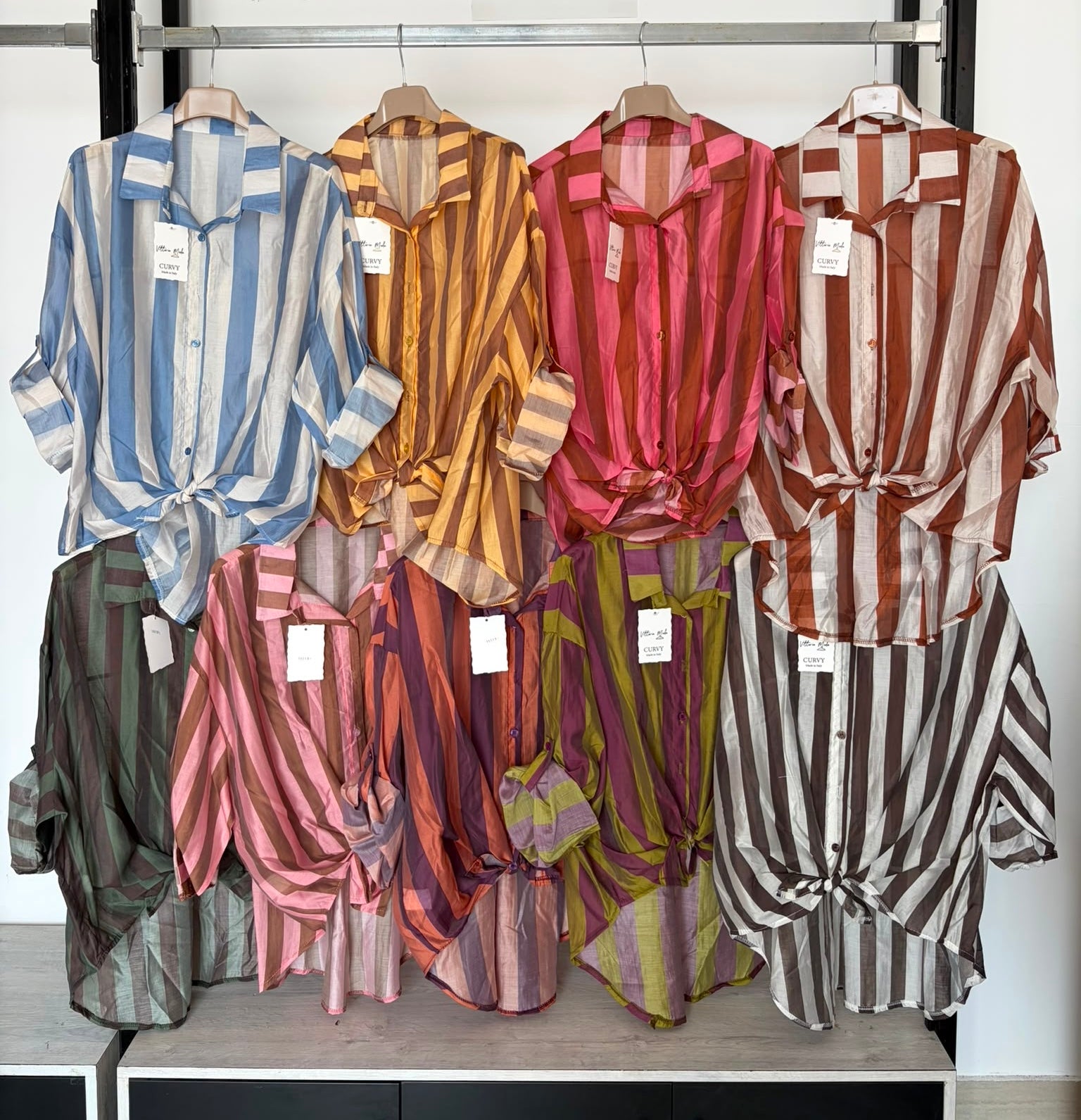 Camicia vibes righe