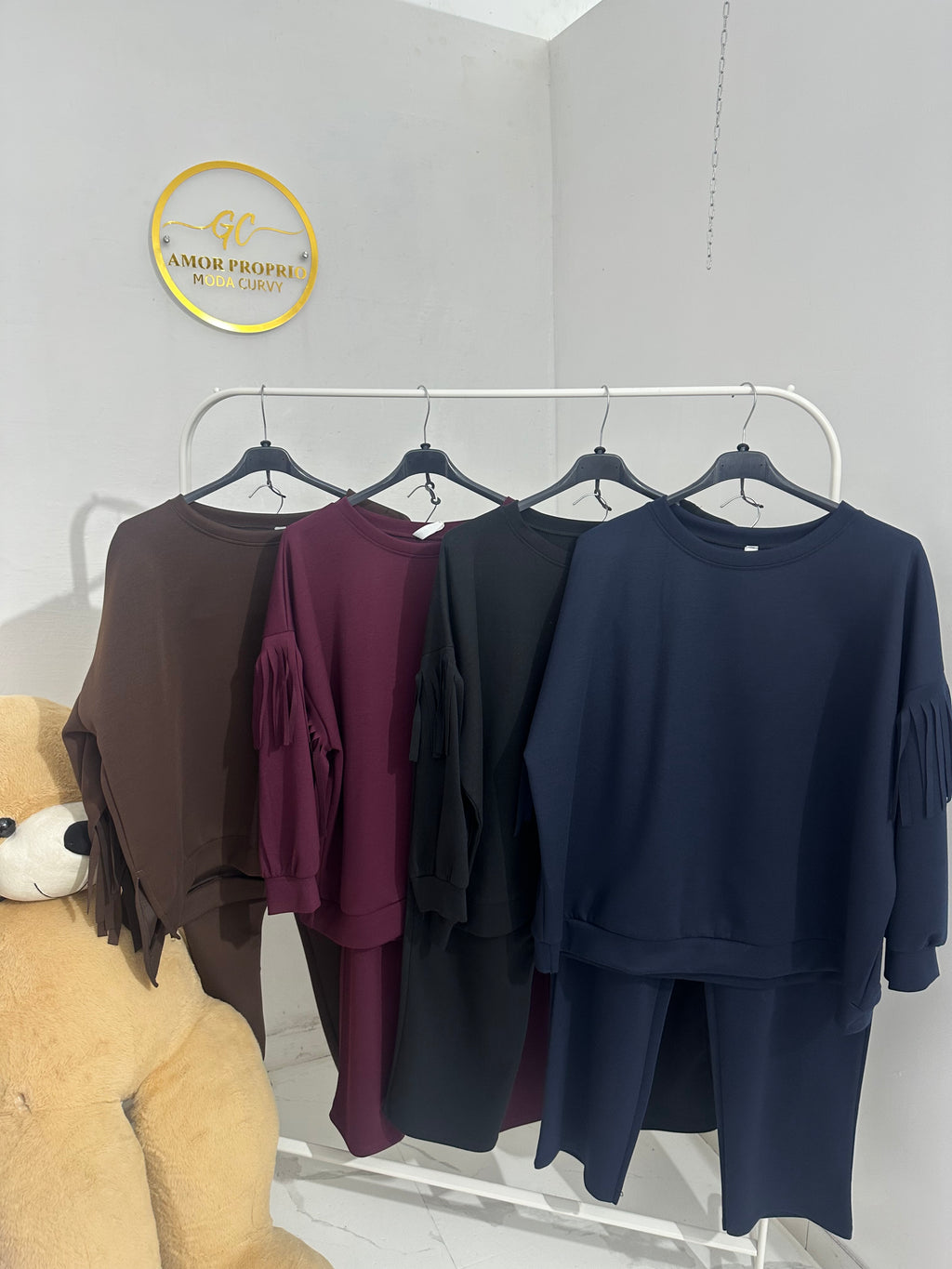 Coordinato tuta frange