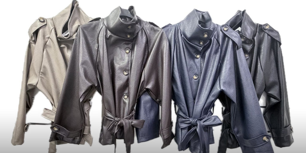 Trench similpelle Huda