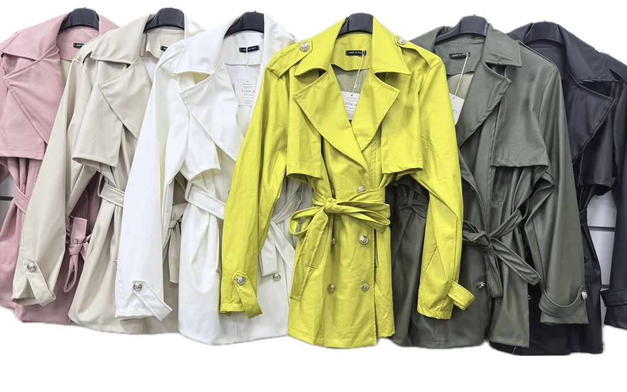 Trench similpelle mid