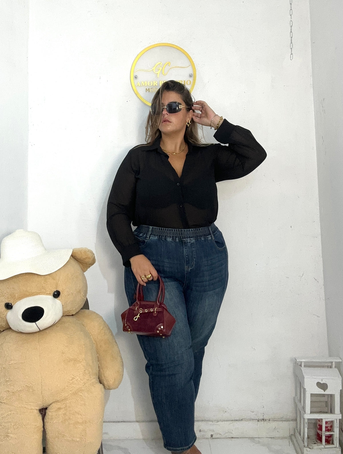 Jeans con elastico