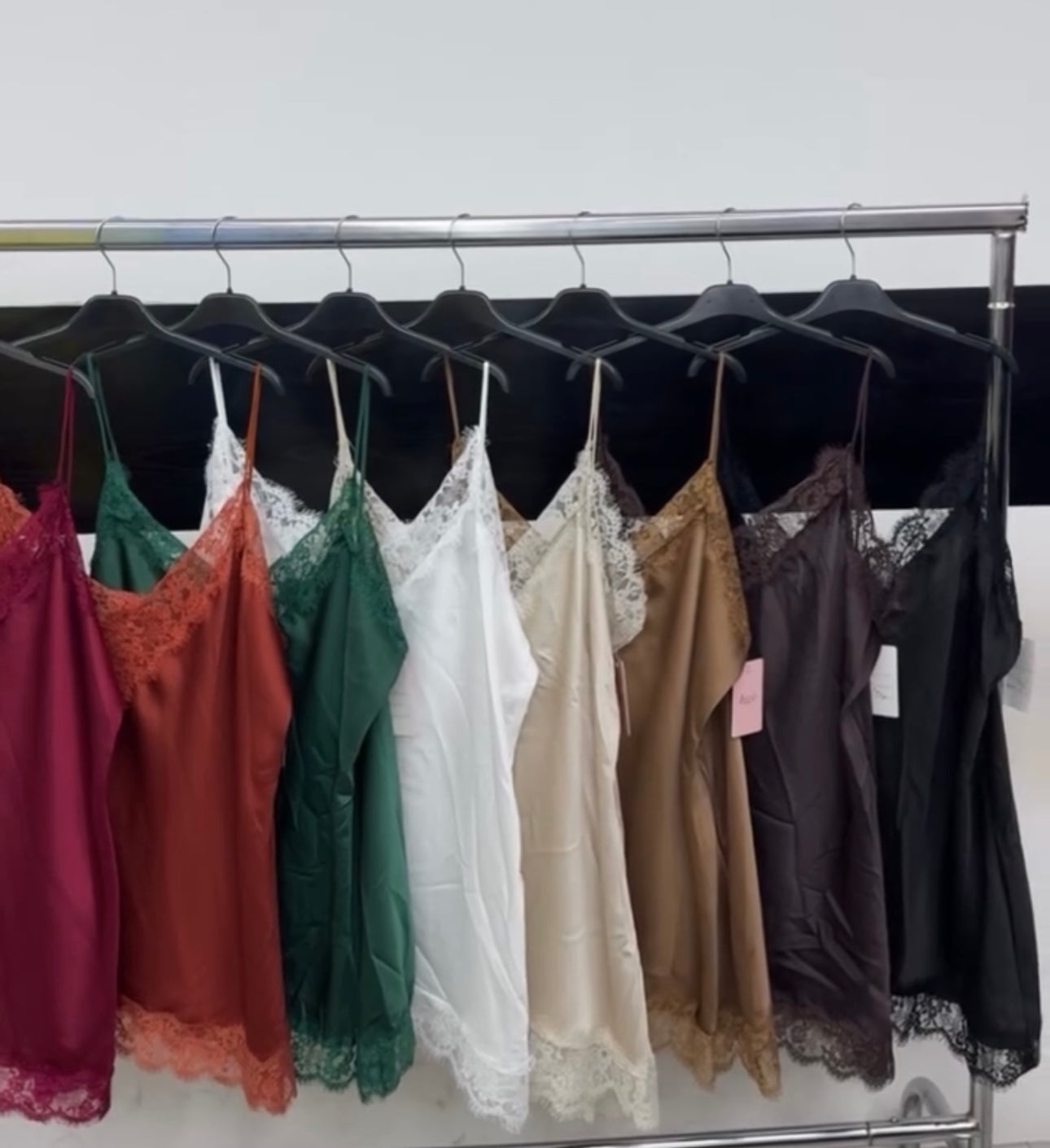 Top merletto diagonale